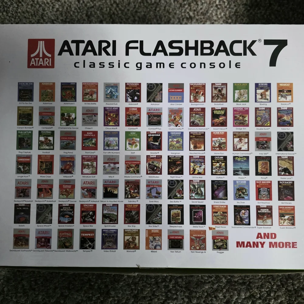Atari Flashback 7 Classic Game Console - Black